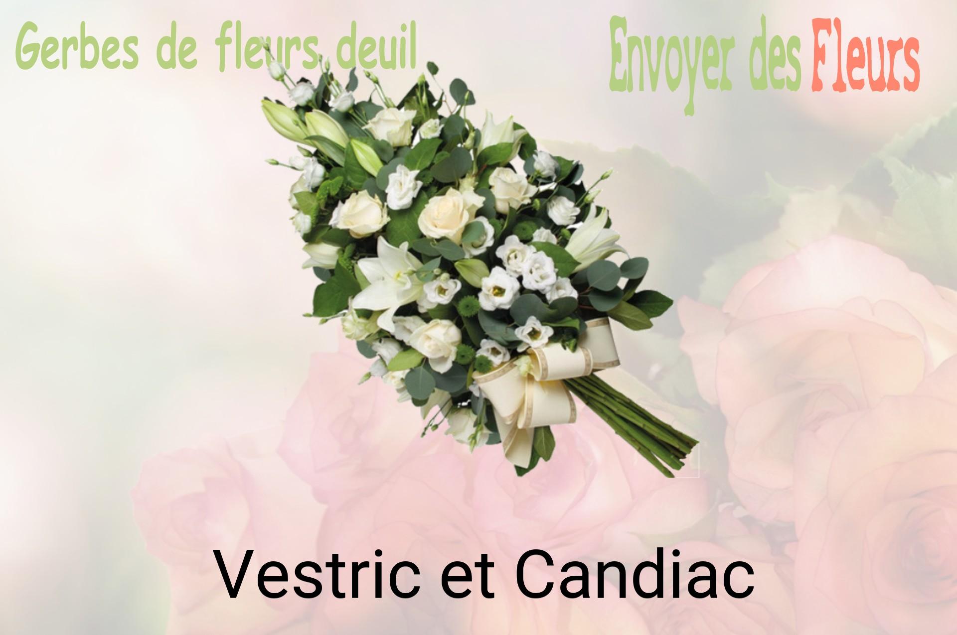 Gerbe de fleurs de deuil livrée à Vestric-et-Candiac